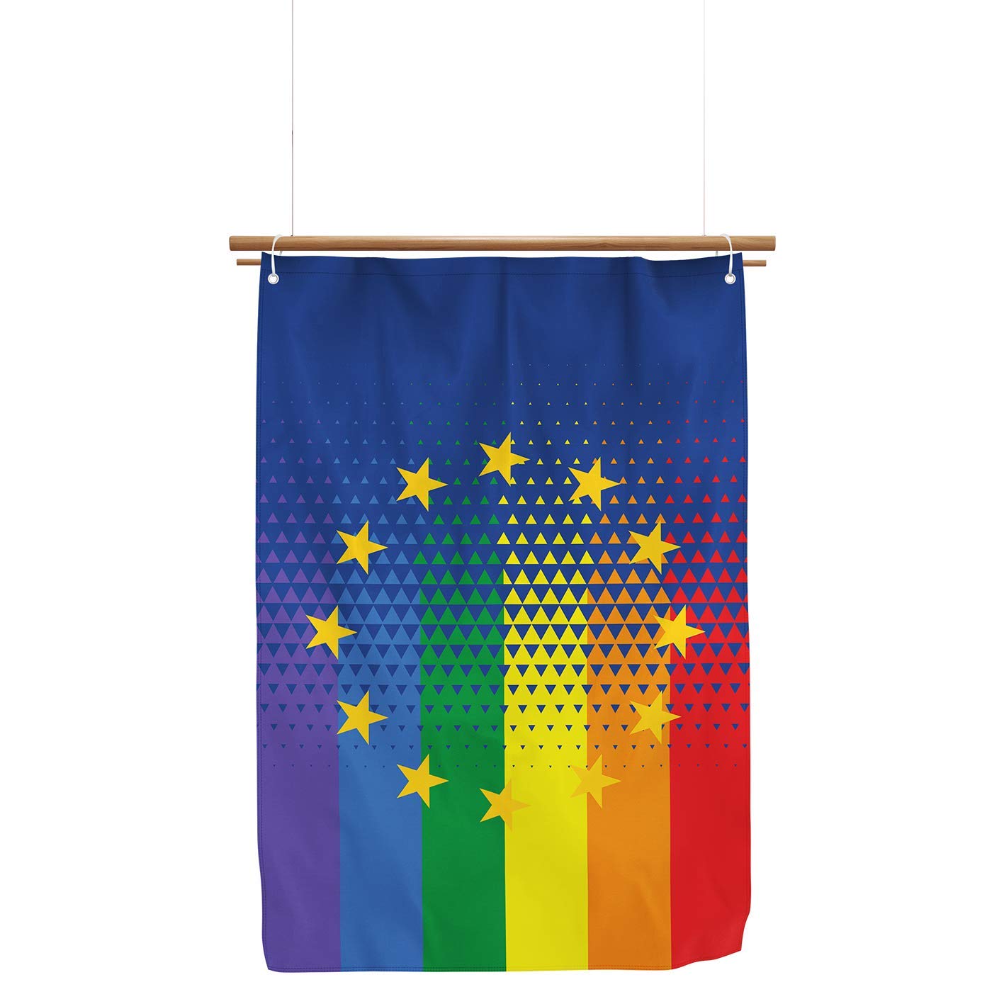 Bandiera Arcobaleno XXL 150x250 Cm – Rainbow Pride CSD LGBTQ+ Queer Gay