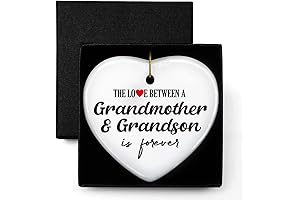 Grandma Ornament Keepsake Sign Heart Plaque Gift for Grandma