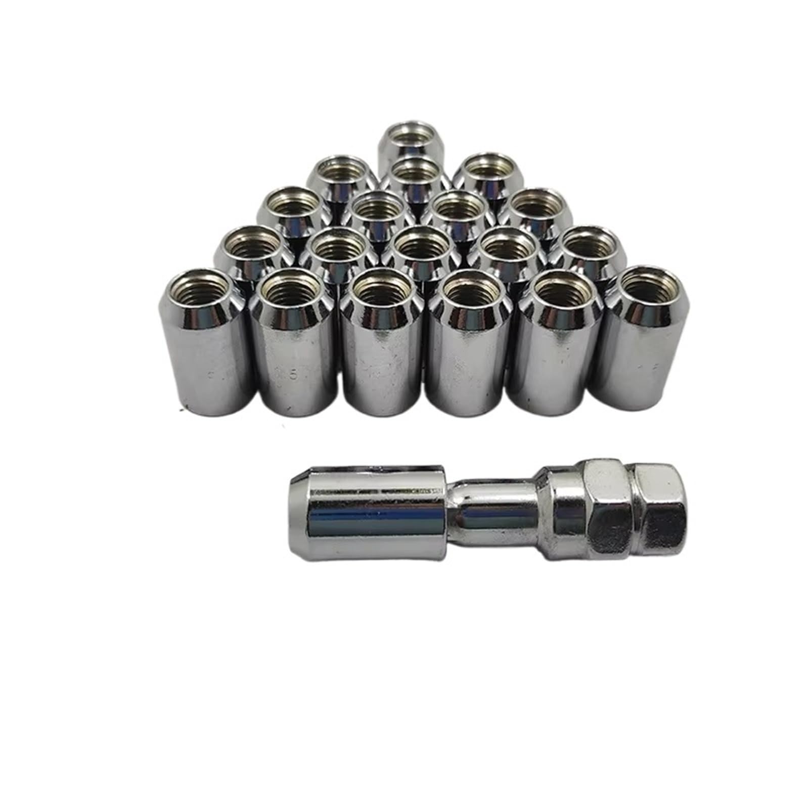 Tuercas para pernos de rueda M12x1.25 para recambio completo de tornillería coche 7
