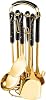 Kitchen Tools Set Stainless Steel Cooking Spatula Storage Cookware Rack Cookware Kitchen Tools Set Wall Mounted Kitchen Tools Luxury Kitchen Utensils Set Cooking Spatula and Ladle 7 Piece Set