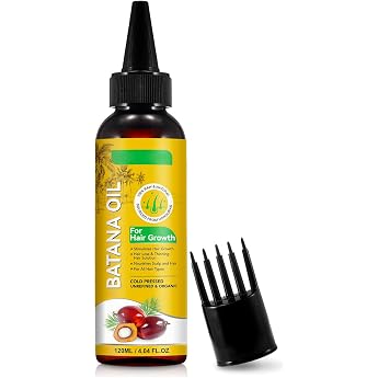 Batana Oil for Hair Cold Pressed 120 ml Stimulates Hair Growth Natural Pure Unrefined Batana Oil Repairs Damaged Hair Prevents Hair Loss