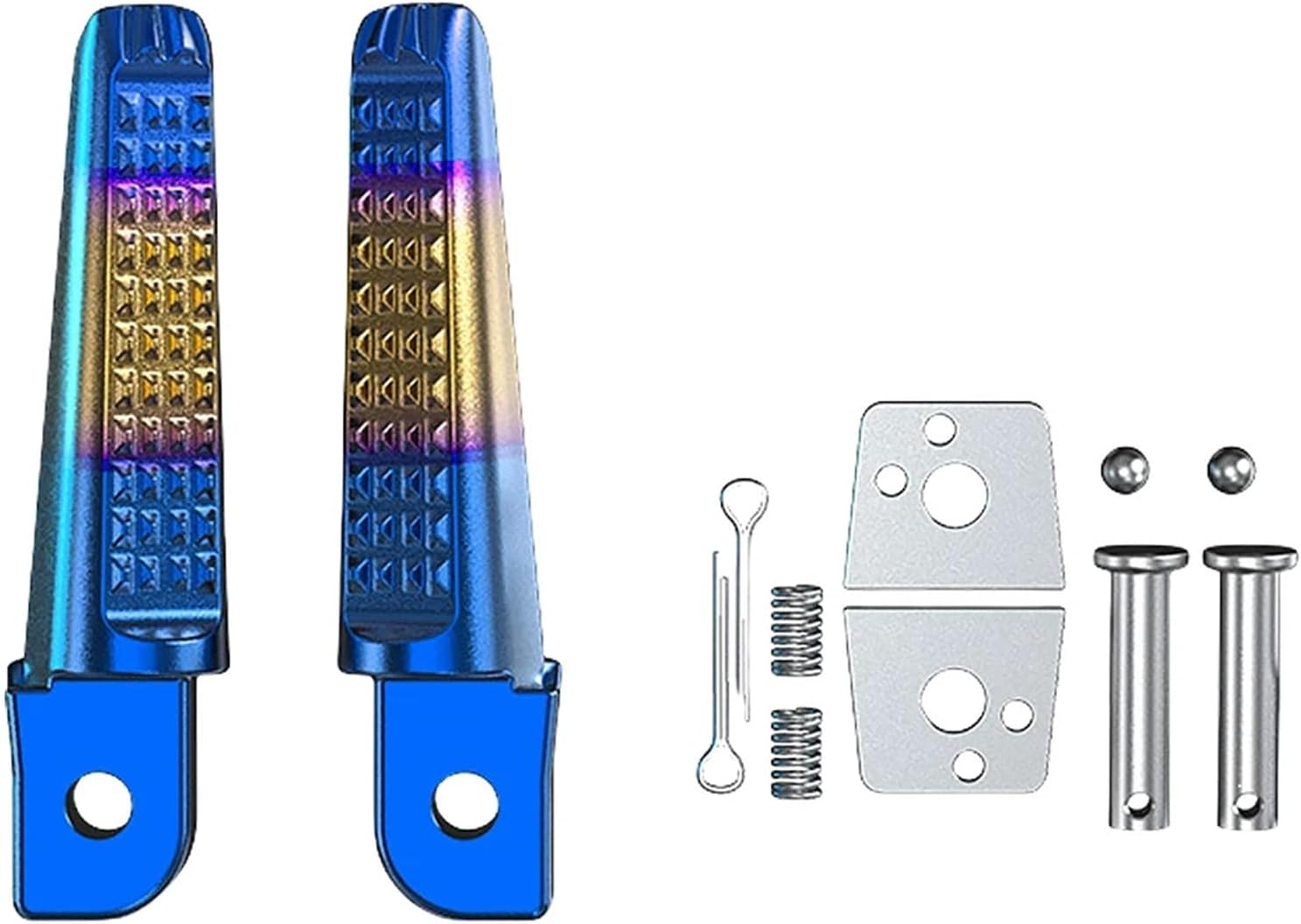 Bicycle Foot Pegs Foot Peg Aluminum Alloy Rear Rider Rests Motorcycle Footrests For MTB,BMX,Cruisers& E-Bikes For Riding(6pair)