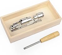 Vista 7 de Anwenk Nutcracker Heavy Duty Nut cracker Pecan Cracker Walnut Cracker Tool with Wood Box Bowl