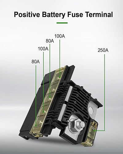 Miniatura 2 de Terminal de fusible de batería positivo de repuesto 24380-3JA1A, fusible fusible Fuselink con terminal de batería positivo para Nissan Altima