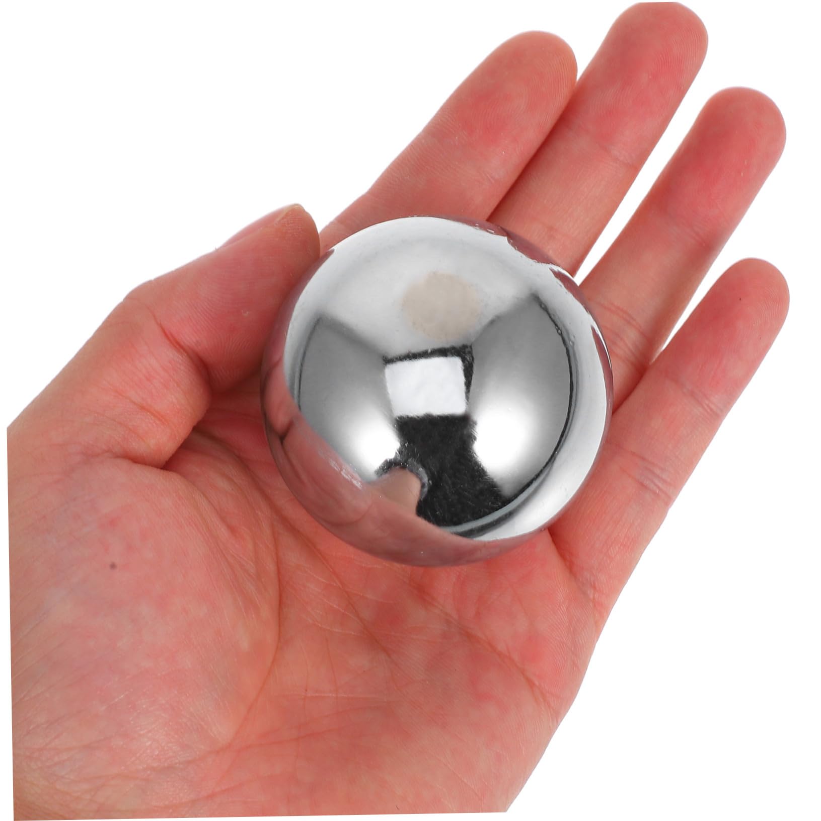 Palle da Massaggio Cinesi in Acciaio Inossidabile Set da 2, Sfere per Esercizi Manuali Antistress per Anziani, Massaggiatore Muscolare Portatile per Relax e Riabilitazione