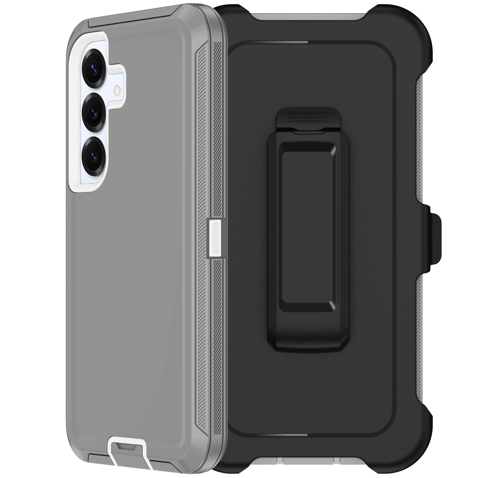 Custodia per Samsung Galaxy S25 con clip da cintura, 2 pellicole protettive per lo schermo, resistenti di grado militare, antiurto, antipolvere, robusta custodia protettiva per Samsung S25 5G