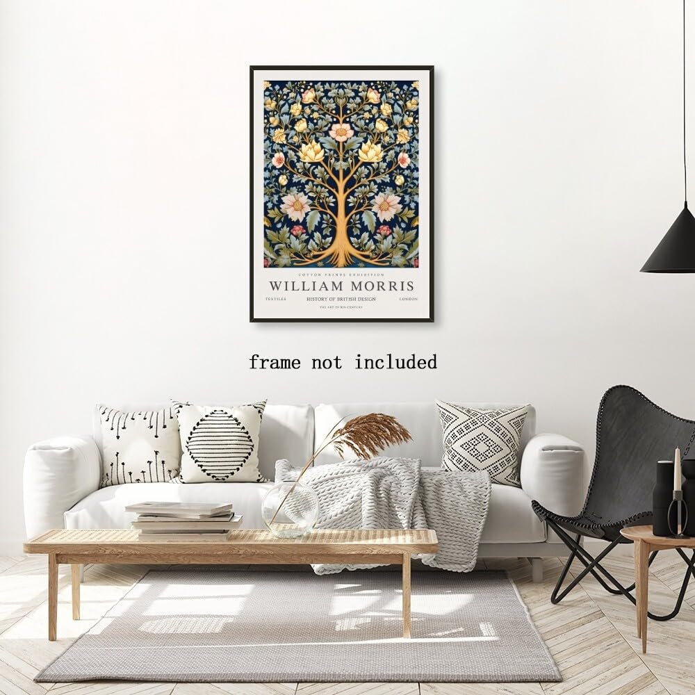 Tapisserie Murale 30x40 "Arbre De Vie" - William Morris Umber - Pure Country