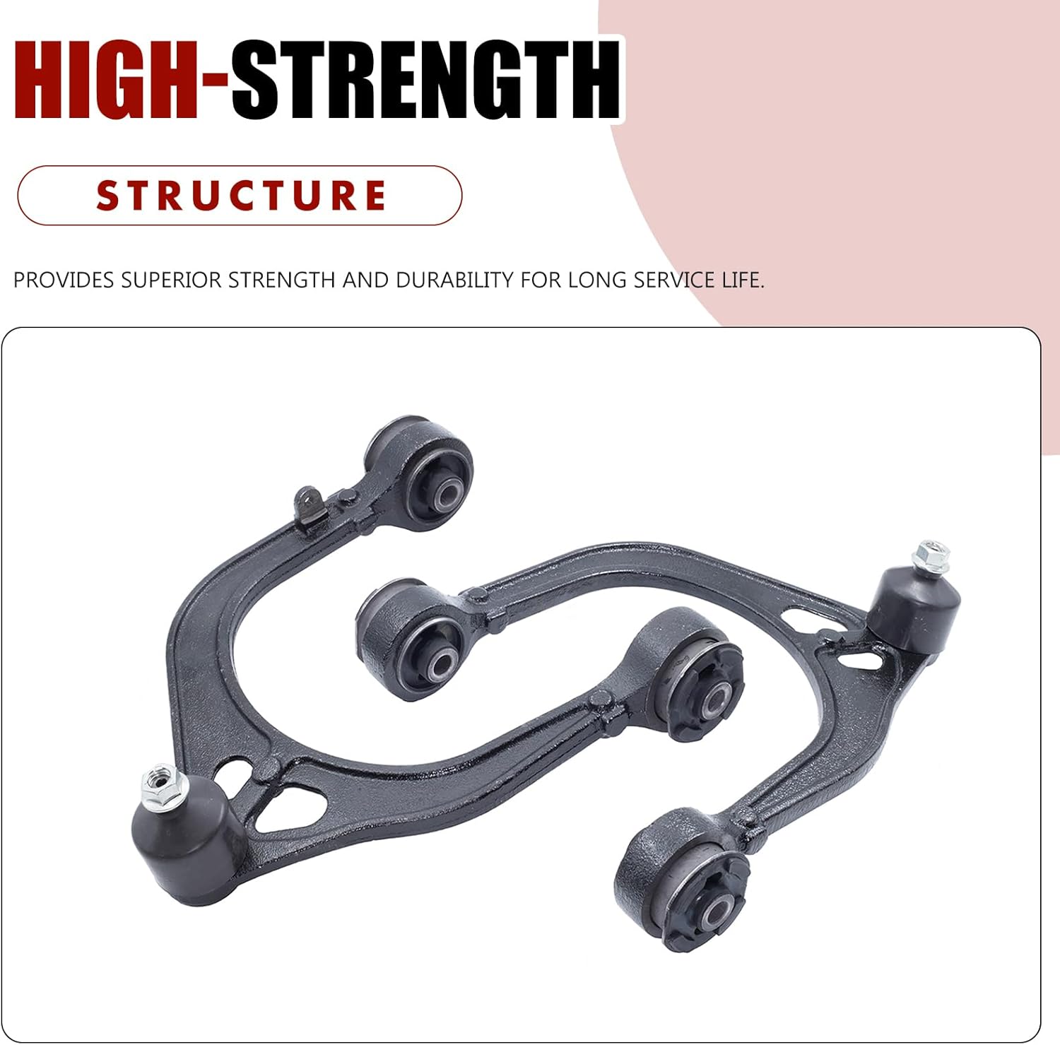 Suspension Kit Control Arm Ball Joint Tie Rod End 10PCS fits for 05-09 Chrysler 300 RWD & 08-10 Dodge Challenger & 07-10 Dodge Charger RWD & 05-08 Dodge Magnum RWD