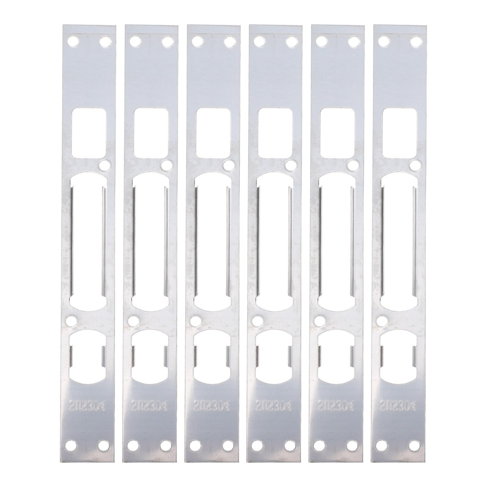 Gentryroo One Color 6Pcs Door Lock Body Plates Stainless Steel Security Locks Reinforcement