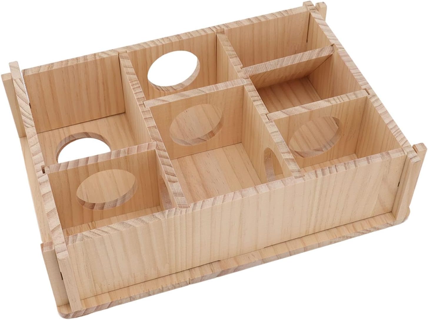 Wooden Hamster Ladder House, Hamster with Hideout, Unique for Small Pets Like Chinchilla Rabbit, to Assemble, Genuine Wood Material