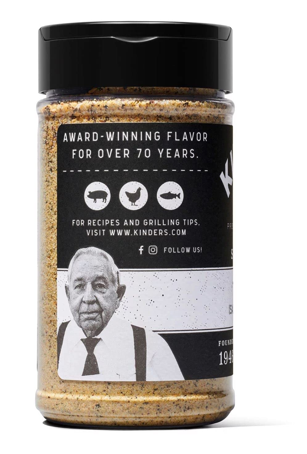 Kinder's The Blend Seasoning Salt, Pepper and Garlic, 10.5 oz. : Grocery & Gourmet Food