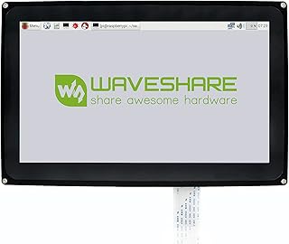 waveshare 10.1inch HDMI LCD with Case, 1024×600 Capacitive Touch Screen Compatible with Raspberry Pi/Jetson Nano/PC Windows/Game Console