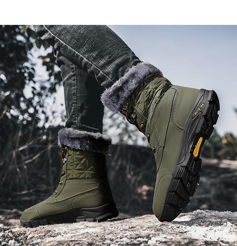 Amor est vitae essentia Backpacking Boot Hiking Boots Waterproof Outdoor Trekking Camping Trail Boots for Men