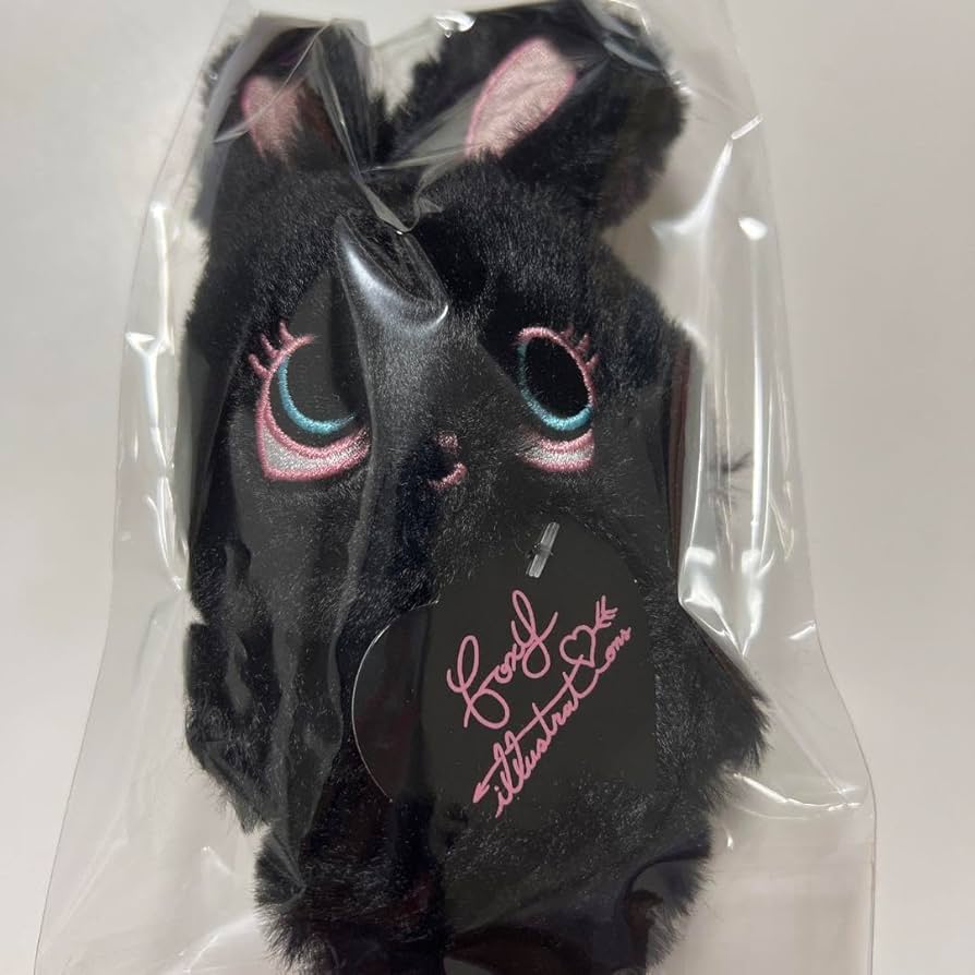 Amazon.co.jp: foxy illustrations ブラックバニー ぬいぐるみ うさぎ