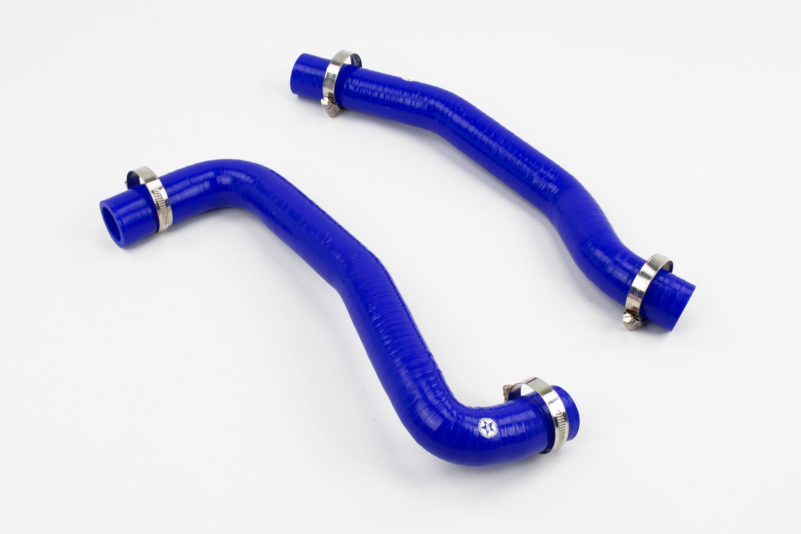 Stoney Racing Silicone Radiator Hose Kit with Clamps ST200-0001B-CK (Blue)