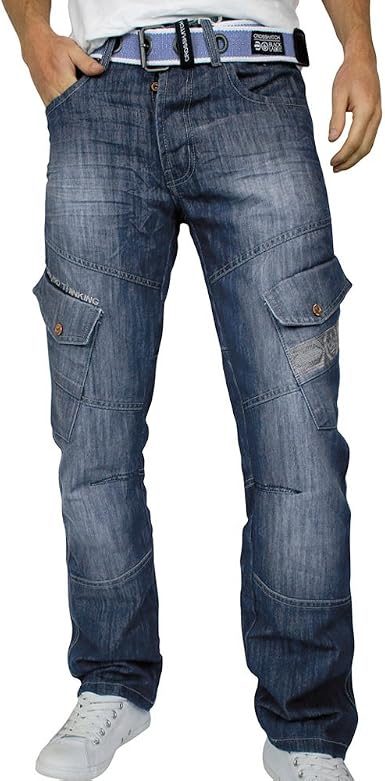 Crosshatch Straight Leg Cargo Combat 