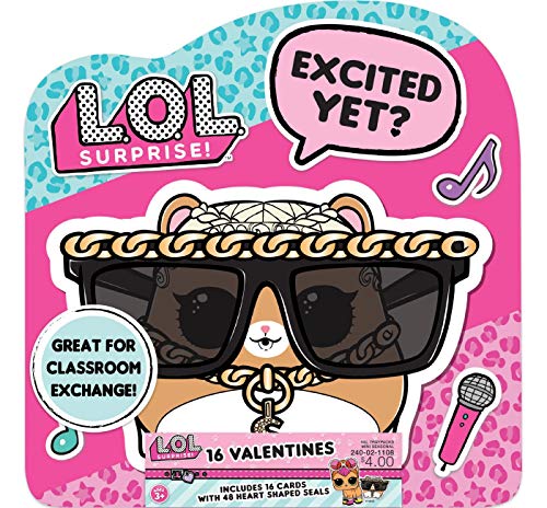 LOL Dolls Valentine Card Pack with Mailbox