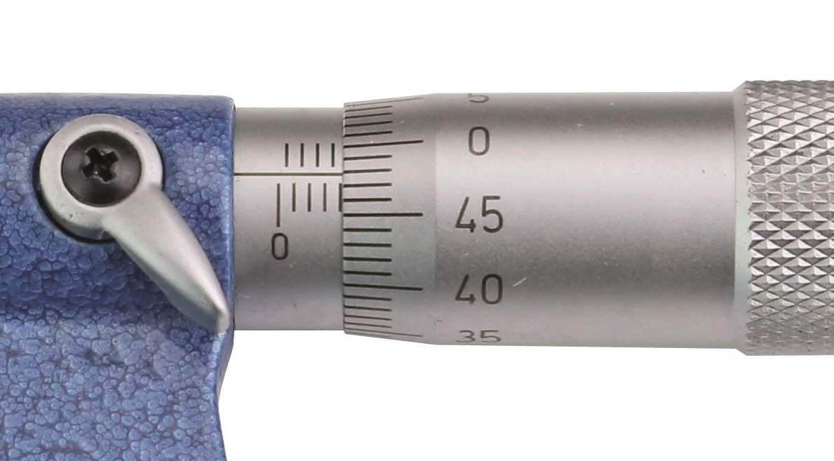 CNC QUALITÄT Bügelmessschraube Messbereich 0-25 mm - mit abgesetzten Messflächen