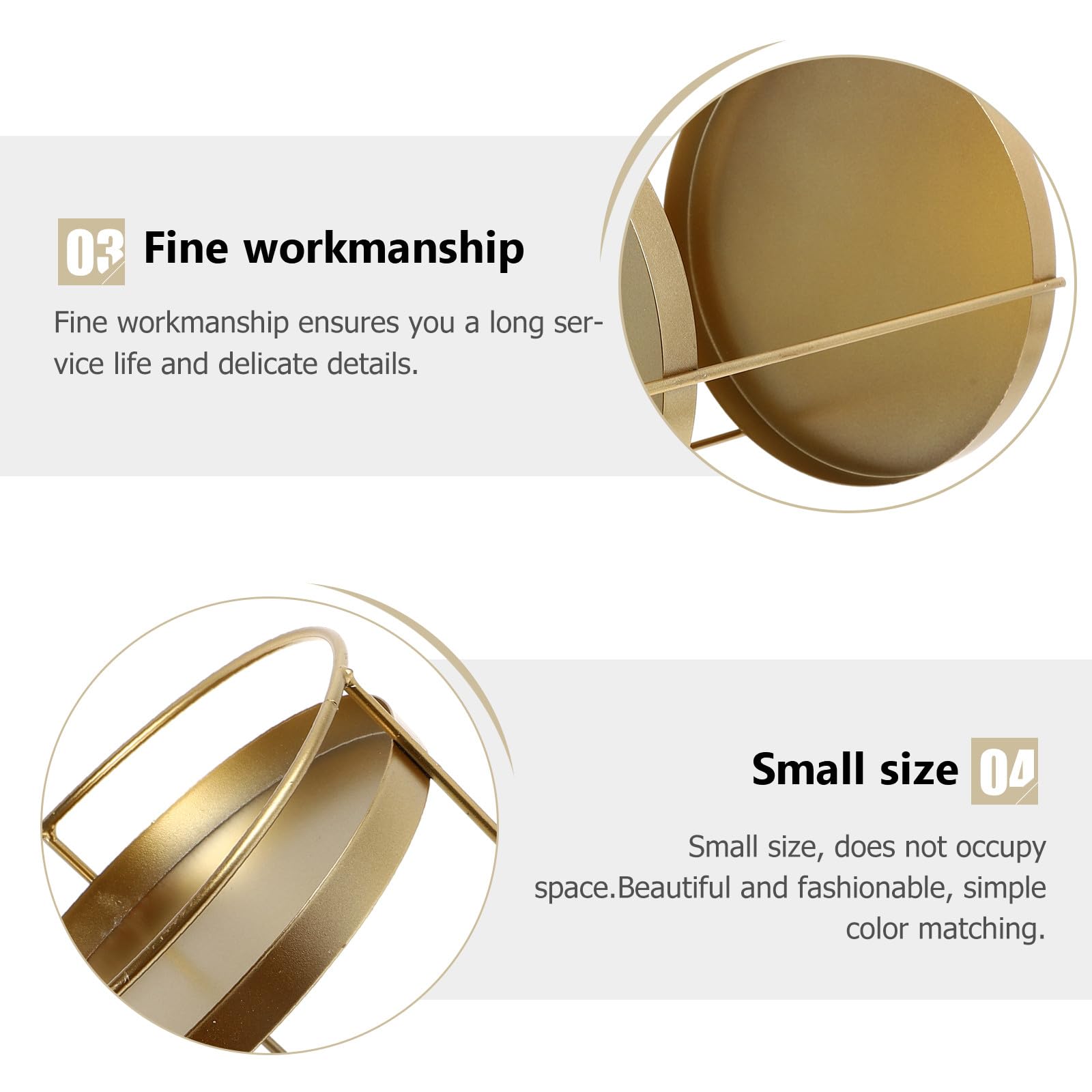 Didiseaon Estante Diseño Versátil y Compacto Doble Capa de Almacenamiento de Maquillaje Multifuncional de Hierro Dorado para Organizador de Tocador y Baño