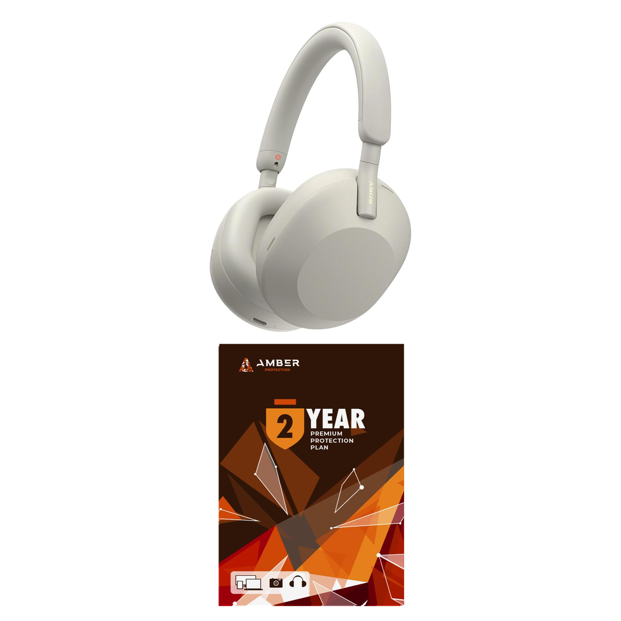 Amazon.com: Sony WH-1000XM5-SILVER Wireless Over-Ear Noise