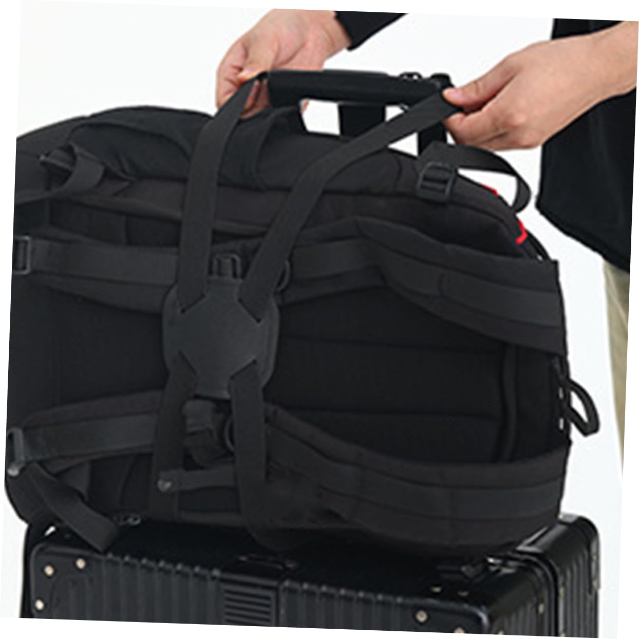 Cinturón De Equipaje Correas De Carga Correas De Equipaje Elásticas para Maletas para Maletas De Viaje para Bolsos De 2 Piezas x 4