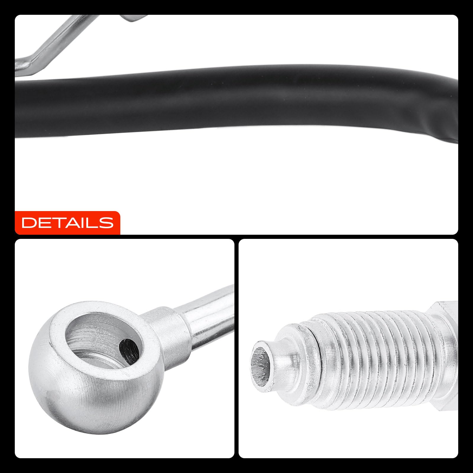 Frankberg Servolenkung Schlauch Kompatibel mit Cordoba 6L2 1.2L-2.0L 2002-2009 Ibiza III 6L1 1.2L-2.0L 2002-2009 Room.ster 5J 1.2L-1.9L 2006-2015 Polo 9N Replace# 6Q1423893G