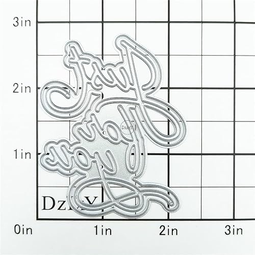 Vista 26 de DzIxY Shadow Just Note - Troqueles de corte de metal para hacer tarjetas, kit de álbumes de recortes, papel en relieve, troquelados, plantillas de 40