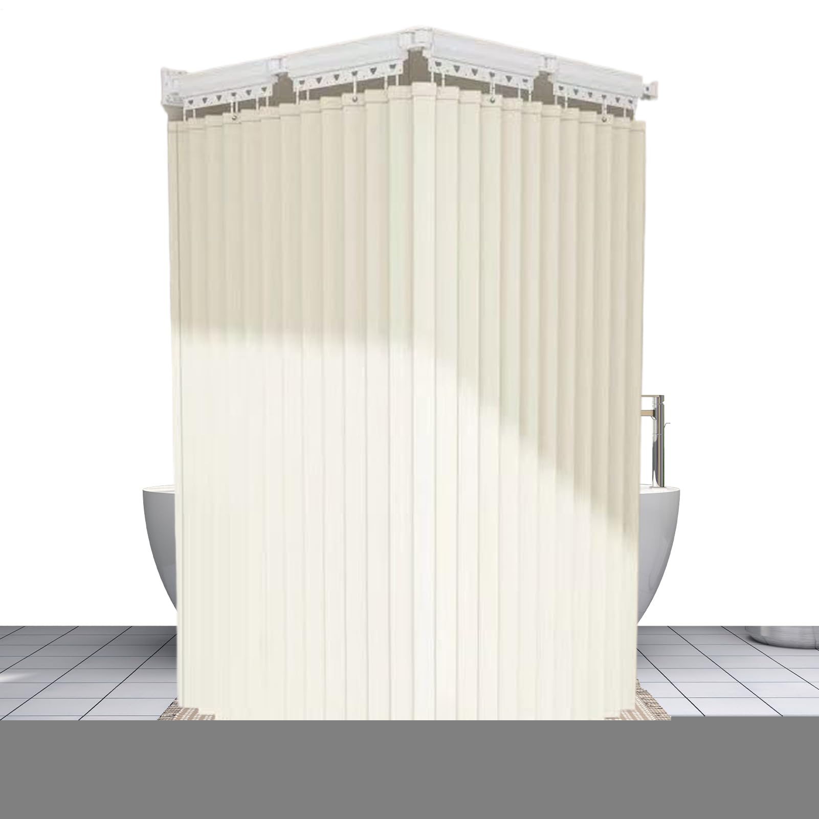 Barra De Ducha De Esquina Montaje En Pared Sin Taladro Ajustable Del Hogar | Barras De Ducha Para Baño Para Ventana Autocaravana Pared Baño Interior Apartamento Encimera