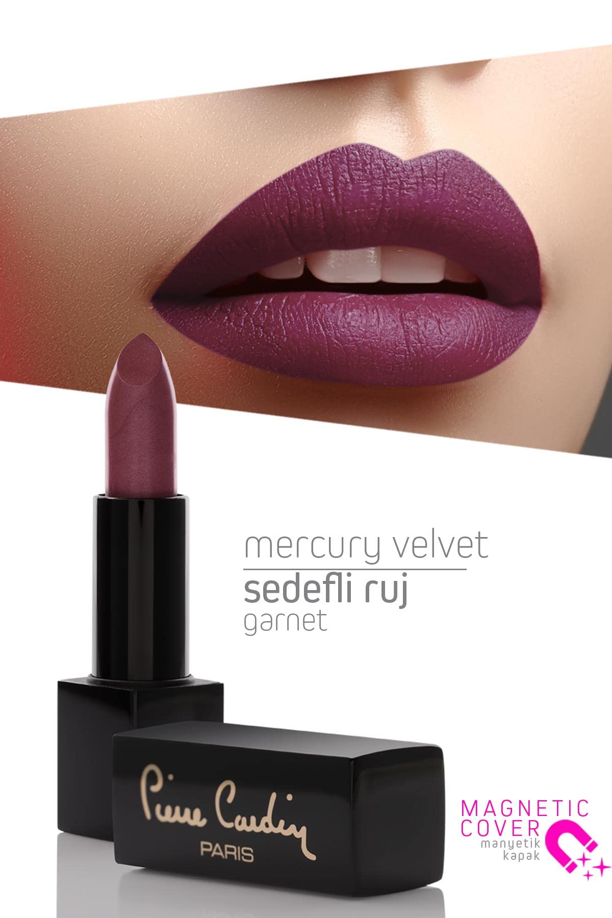 Pierre Cardin Mercury Velvet Lipstick - Garnet - 169