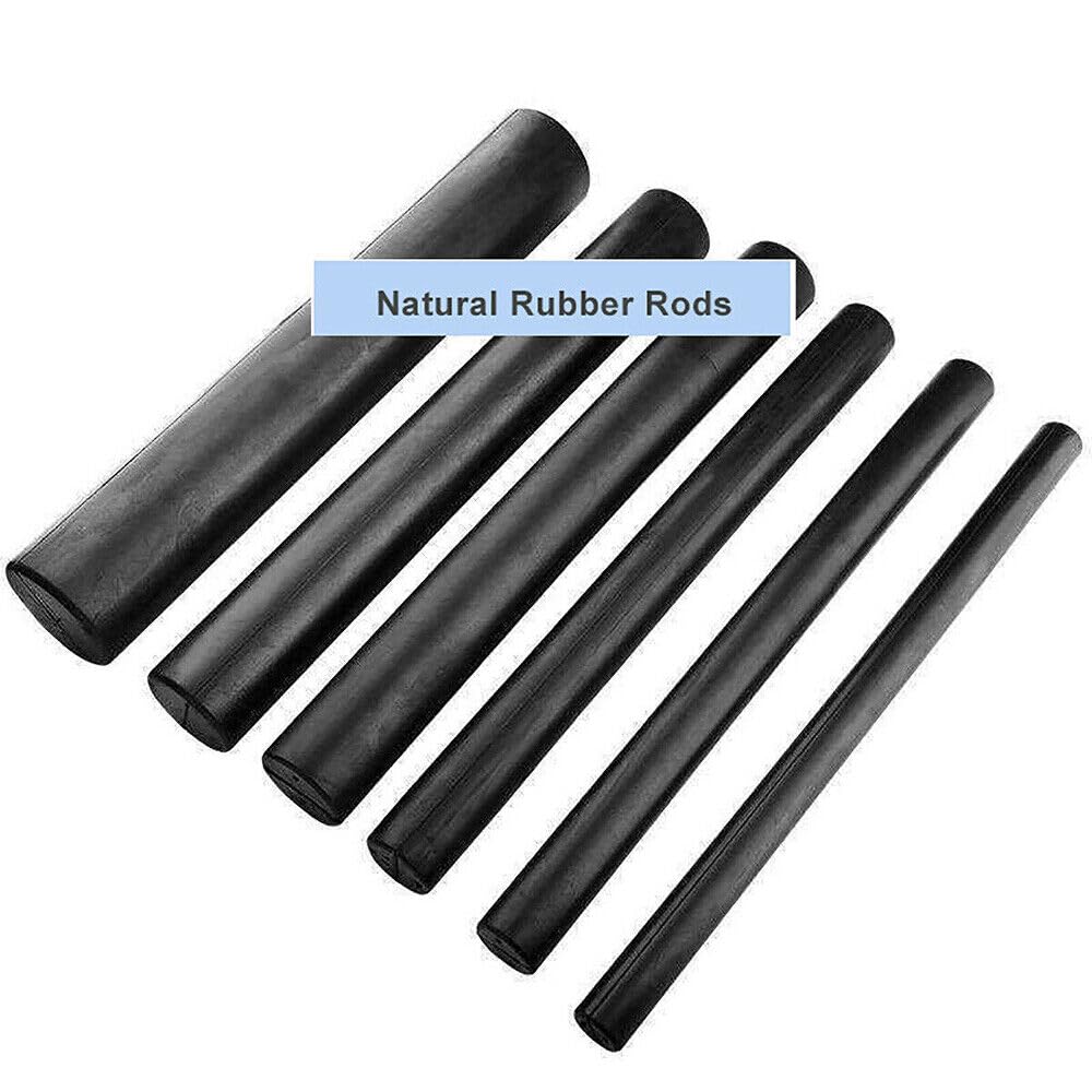 Schwarzer Gummistab Massiver Naturkautschuk Runde Stäbe Stabmaterialien Durchmesser 21-150mm Länge 40mm-500mm (30mm*500mm)