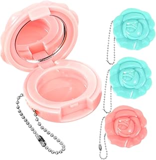 4 tubos vacíos de lápiz labial con espejo, mi...