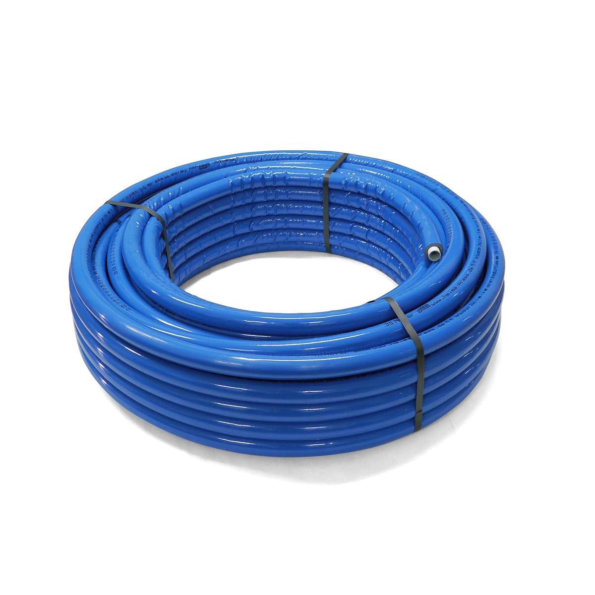 PipeTec Deutschland Verbundrohr Pipetec Vorgedämmtes Aluminium-Mehrschichtverbundrohr (DVGW), - Rollenrohr - Isolierung 6 mm blau