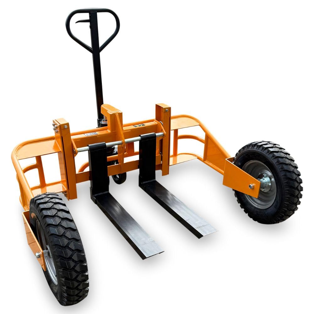 Geländehubwagen Oswald GH12-1.250 kg Tragkraft - verstellbare Gabeln - Handhubwagen, Stapler