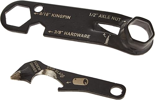 Miniatura 2 de Kit de afinación para monopatín de Collective, herramienta universal para patinaje con pine, tuerca de eje y llaves de hardware, abridor de