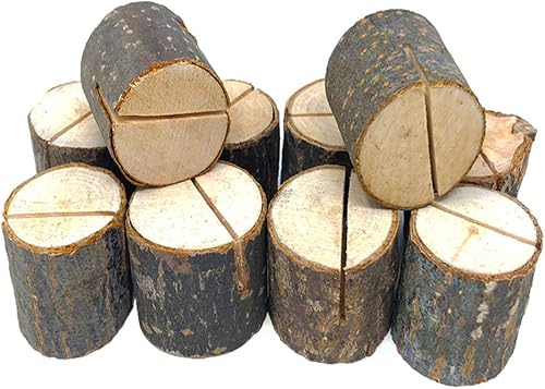 Miniatura 2 de Zanzpc Soporte de madera para tarjetas de boda, para decoración del hogar, fiesta, 50 unidades