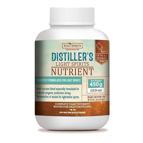 Still Spirits Levadura Nutrientes DESSTILLER'S LIGHT SPIRITS Nutrient 15.87 oz Botella para congéneres reducidos