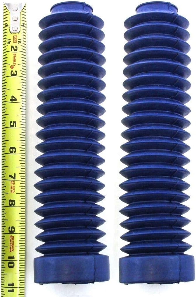 Front Fork Shock Boots for 1983-1986 Honda ATC 250R 350X, Forks rubber boot covers Blue New Set of 2