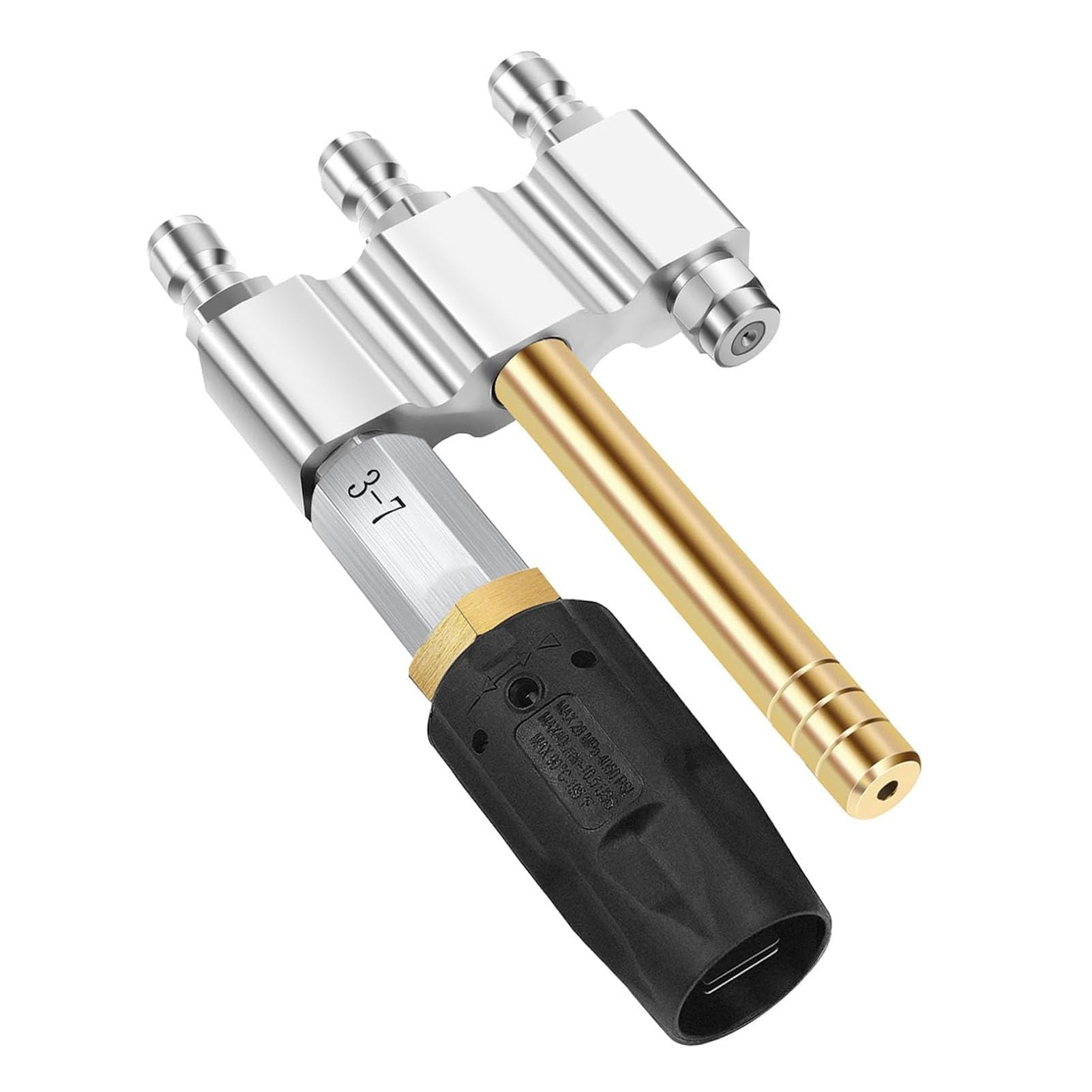 Cocoarm Ugello a Spirale M5, Ugello Spruzzatore a Lunga Portata Ad Alta Pressione in Acciaio Inossidabile per Idropulitrici 1000-4050PSI 3-7GPM