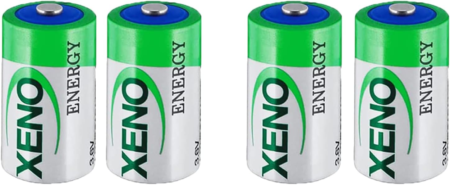 4-Pack XL-205F 3.6V D Battery 19000mAh, XL-205f D Std 3.6V Lithium Thionyl Chloride Battery, XL-205f Battery