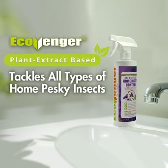 EcoVenger Natural Insect Control Bundle Food Grade Diatomaceous Dust & All Purpose Insect Spray, Kills Multiple Crawling Insects, Fast Acting, Safe Around Children & Pets