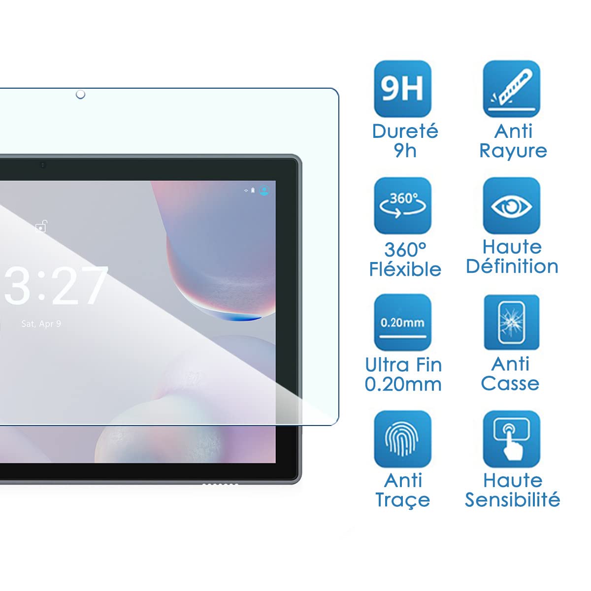 Protection En Verre Fléxible Compatible Pour BYYBUO SmartPad T10 10,1 - Informatique