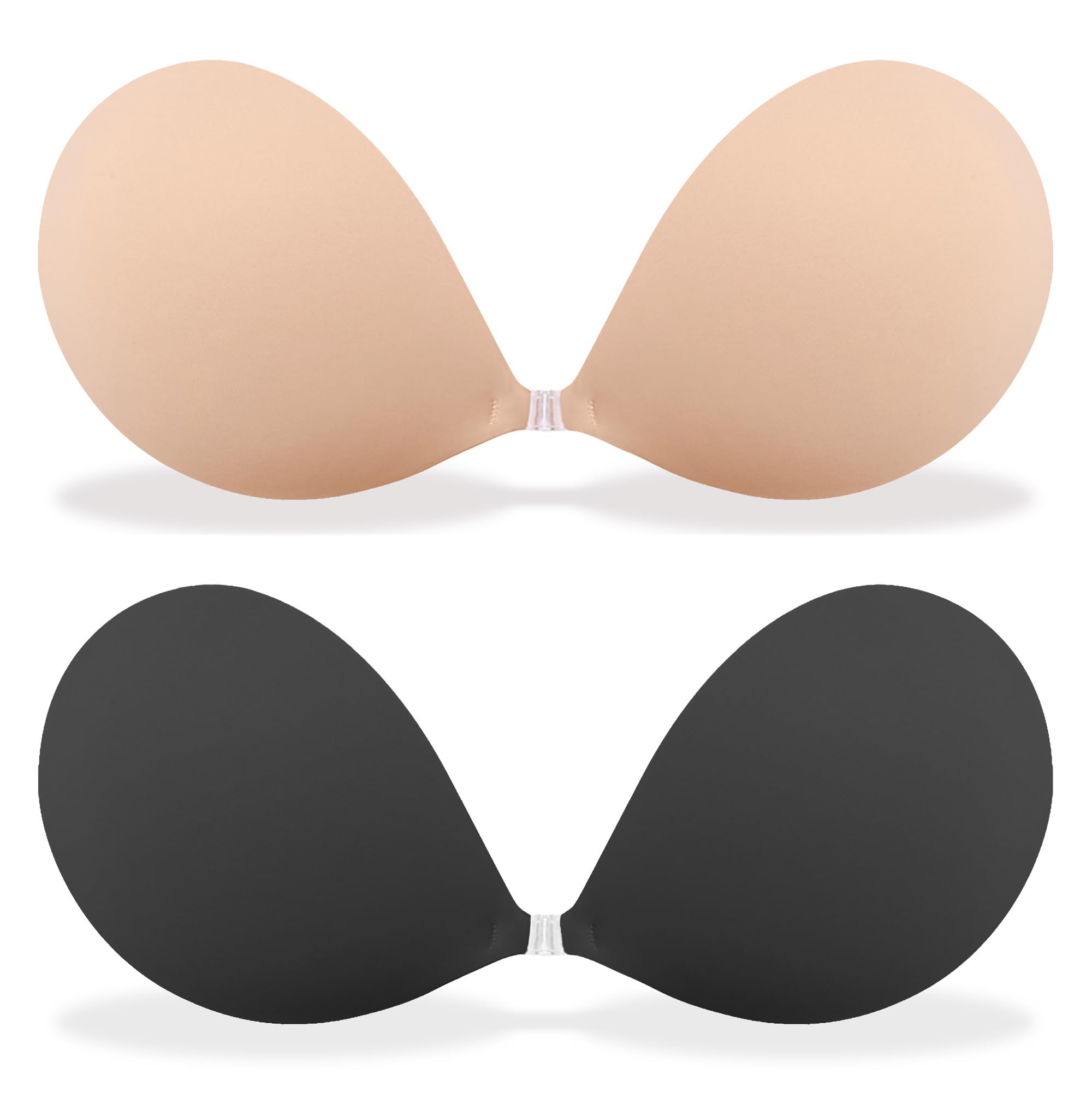 MITALOO Adhesive Bra Invisible Sticky Strapless Push up Backless Reusable Silicone Covering Nipple Bras