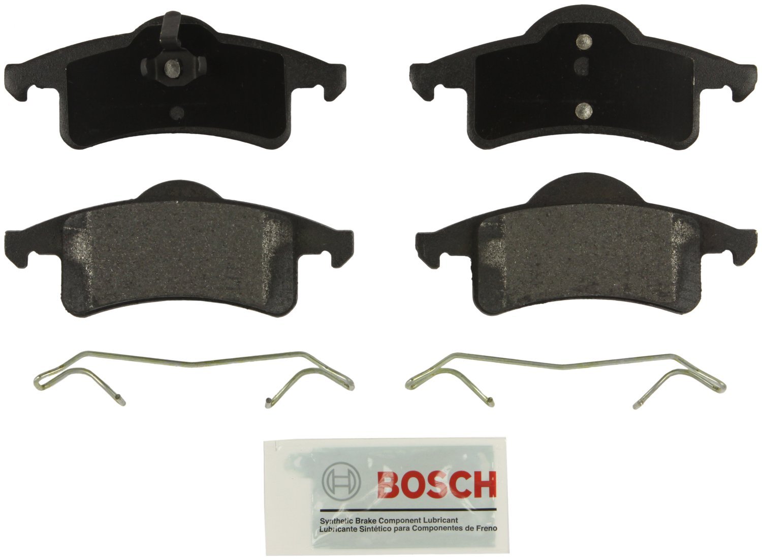 Bosch BE1324H Blue Disc Brake Pad Set with Hardware - FRONT — view 297