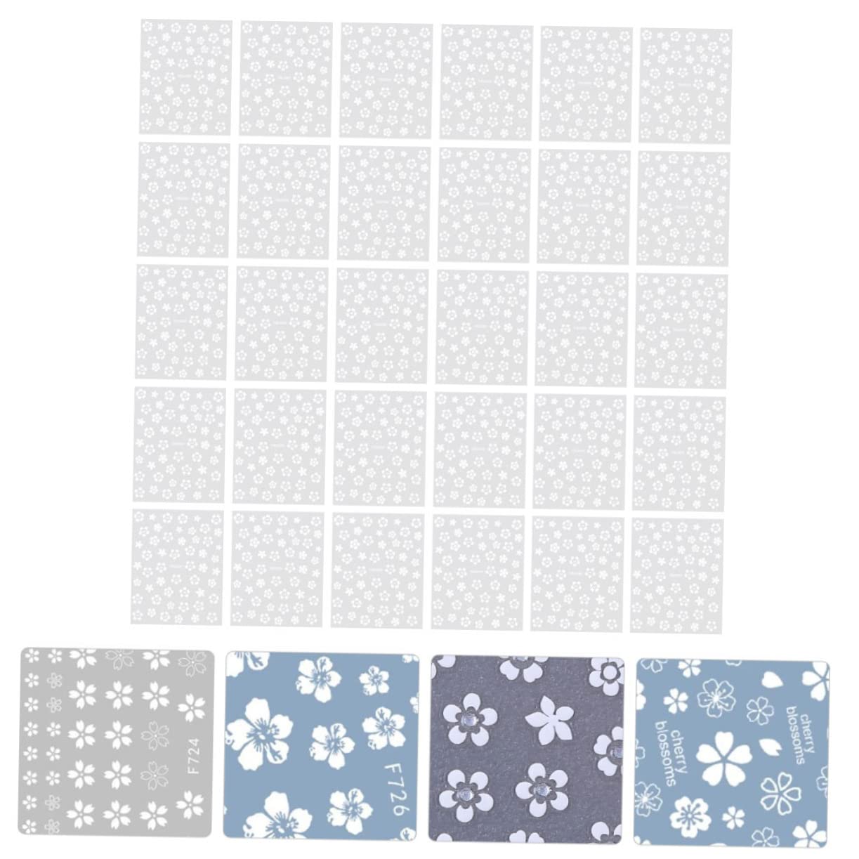 Beaupretty 5 Series Pegatinas De Uñas De Flores Decoración Uñas Decoraciones Uñas Adhesivos Uñas Dibujos Animados Y Clavo Calcomanías De Uñas Encantos De Uñas El Plastico 30 Hojas*5