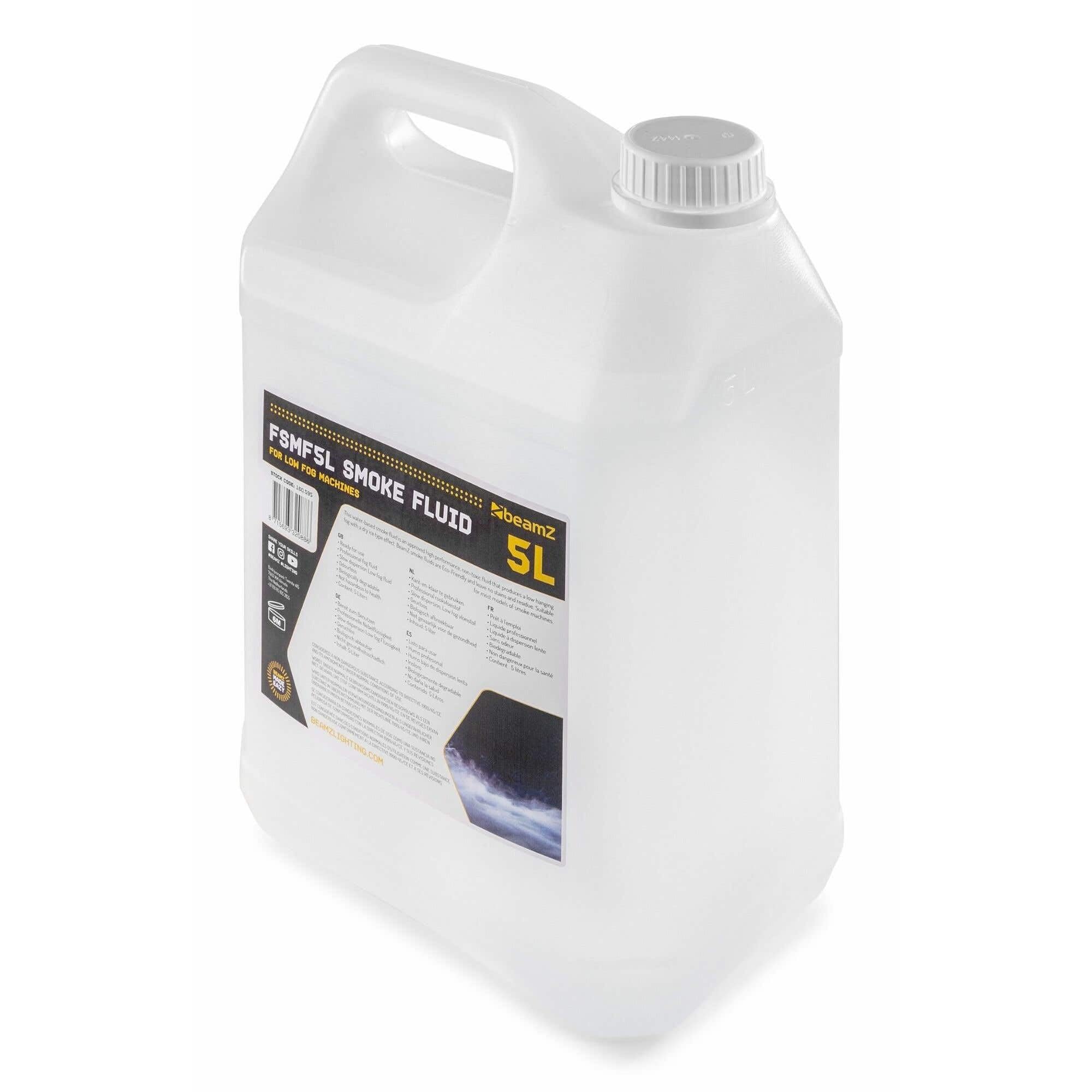 BeamZ ICE700 Machine à Fumée avec 5L de Liquide de Fumée à Brouillard - Idéal pour Animer vos Soirées