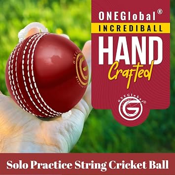 Incrediball Soft String Cricket Ball | Outdoor and Indoor Soft Hanging Cricket Ball For Practice | For Footwork, Timing and Solo Training