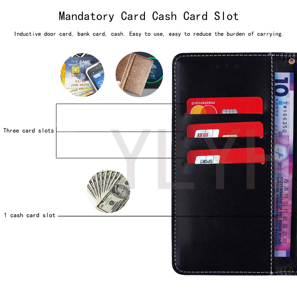 HsinchuTien Flip Blu Forte Fibbia Magnetica In Pelle Portafoglio Caso Custodia Case Cover Shell Per Vodafone V Lite 2 4G 6 inch