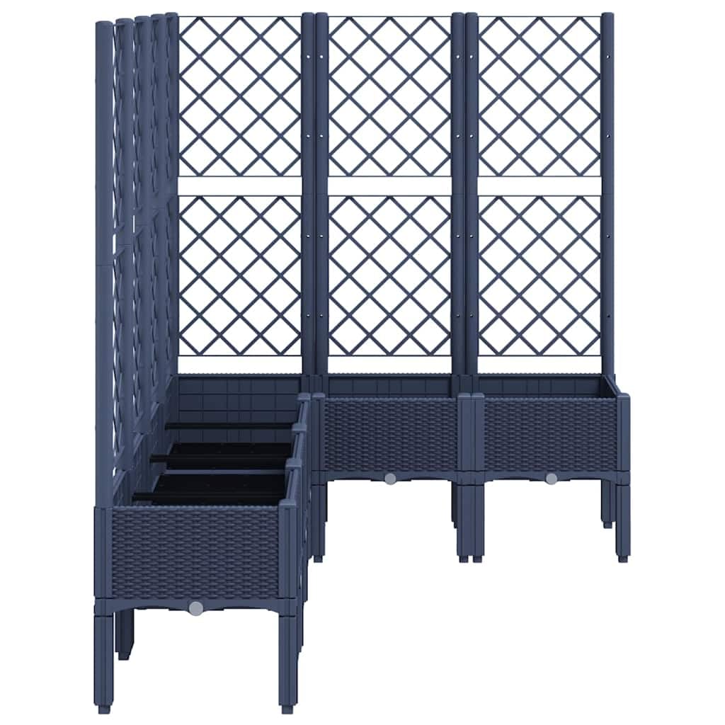 vidaXL Garden Planter with Trellis - Image 8