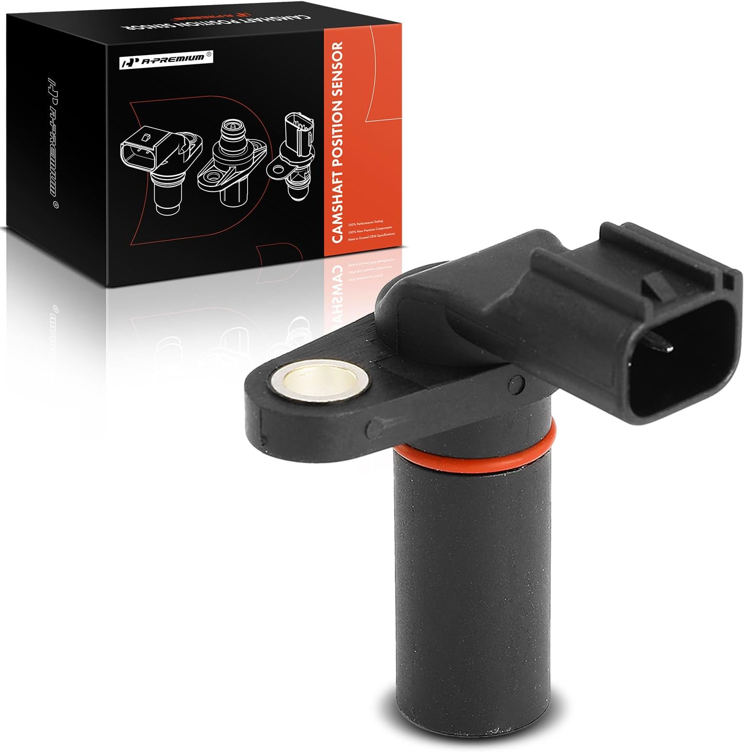 A-Premium Engine Camshaft Position Sensor Compatible with Ford F-150, Explorer, Fusion, Edge, Transit, Mustang, Taurus, Flex & Lincoln MKZ MKX MKS MKT & Mazda CX-9 & Mercury Sable, Replace# 7T4Z6B288A