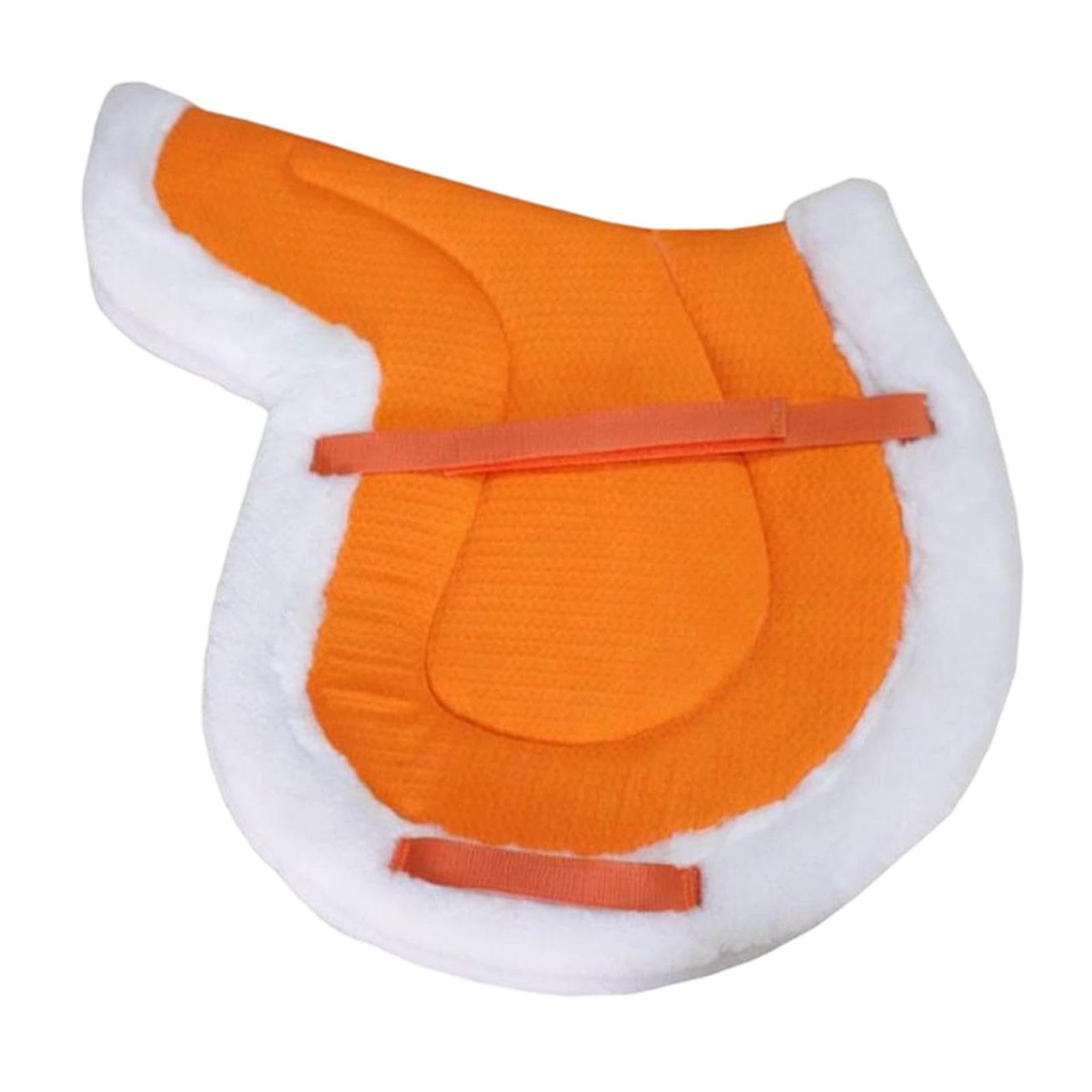 Almohadilla de Montar Caballo Silla Asiento Antideslizante Absorción Impactos Sherpa Lavable Resistente para Cabalgatas Ecuestres Saltos